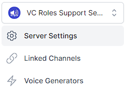 Server Settings