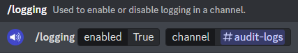 logging command